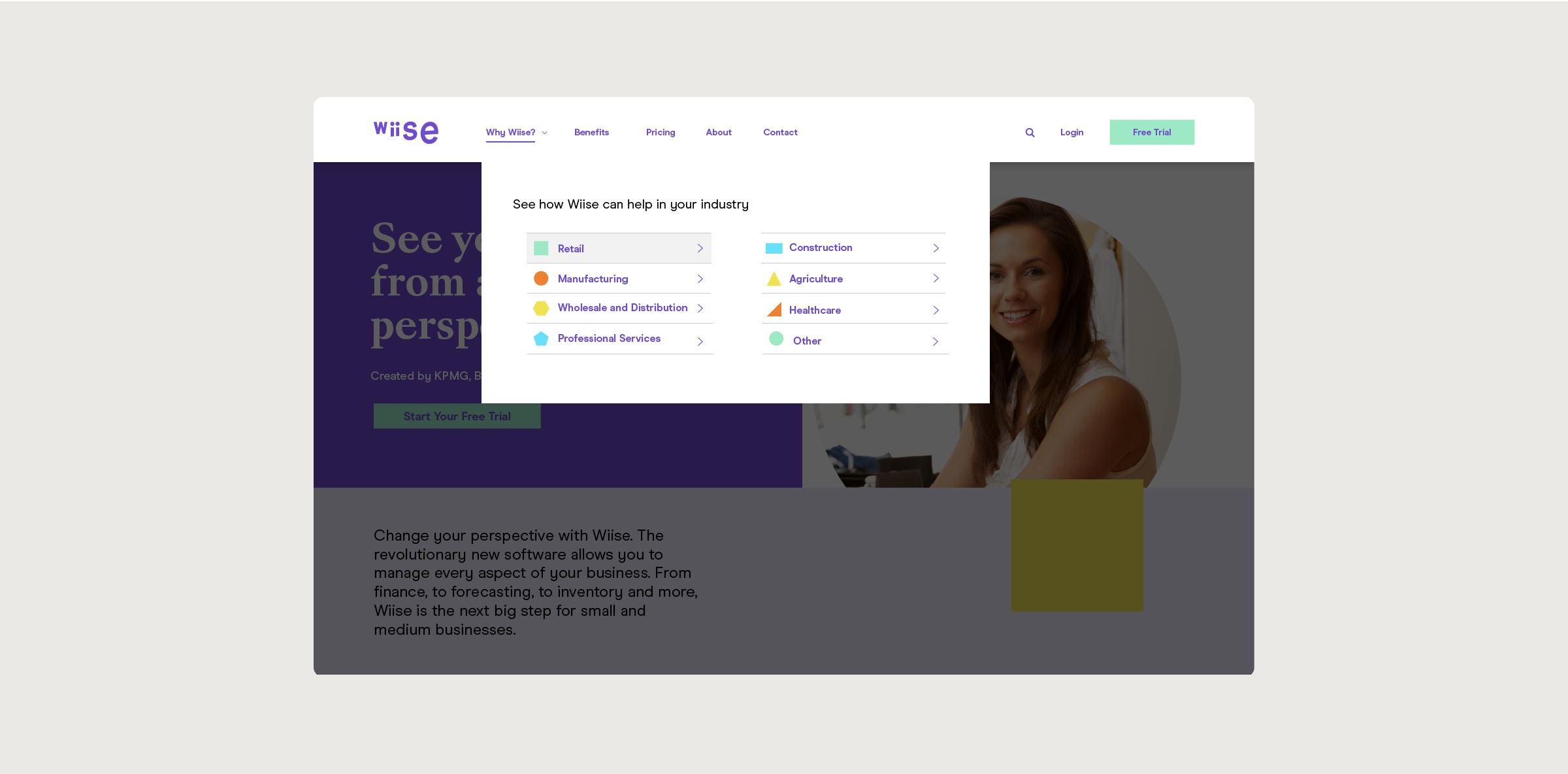 KPMG Wiise: Customer journey and conversion-focused marketing website