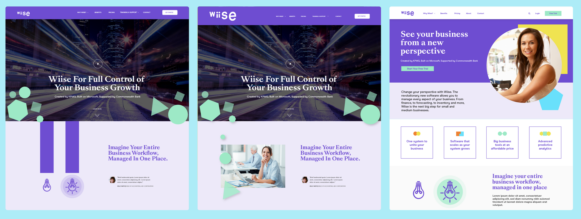 KPMG Wiise: Customer journey and conversion-focused marketing website