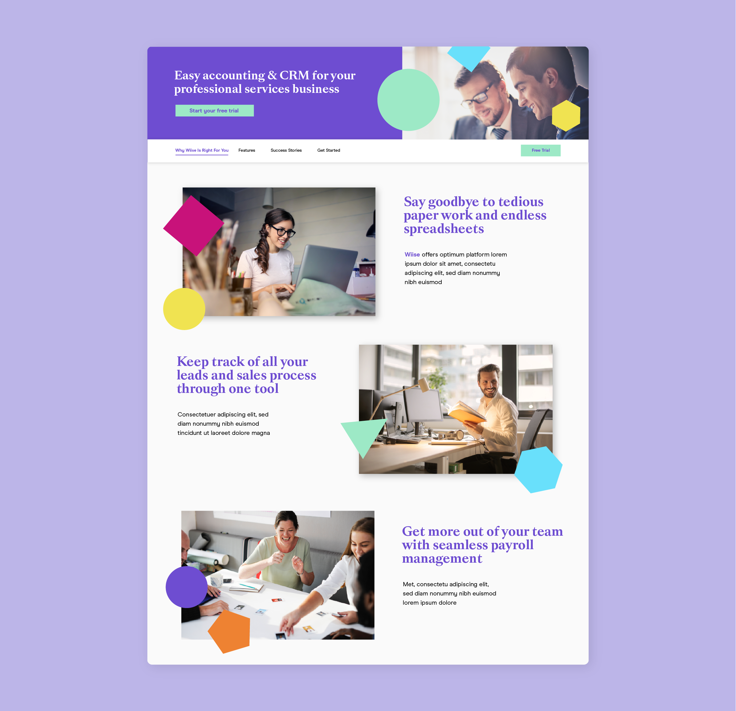 KPMG Wiise: Customer journey and conversion-focused marketing website
